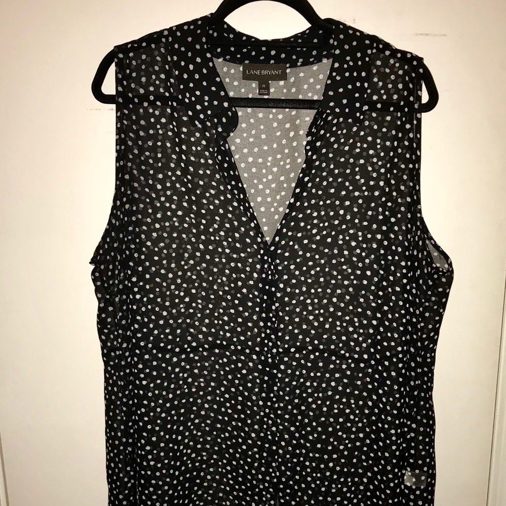 Black & White Lane Bryant tank.